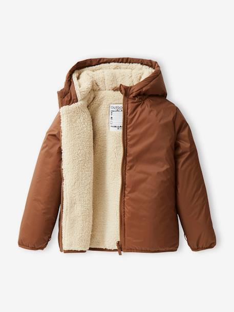 3-in-1-parka voor baby met afneembaar vest kaki+korstmos+Marinegrijs+pecannoot - vertbaudet enfant 