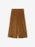 Wijde, fluwelen broek voor meisjes antraciet+bruin+chocoladebruin+ecru+grijsblauw+kaki+pruim+rozen+zachtpaars - vertbaudet enfant 