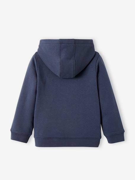 Sportieve meisjessweater met rits en capuchon. blauw - vertbaudet enfant 