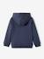Sportieve meisjessweater met rits en capuchon. blauw - vertbaudet enfant 