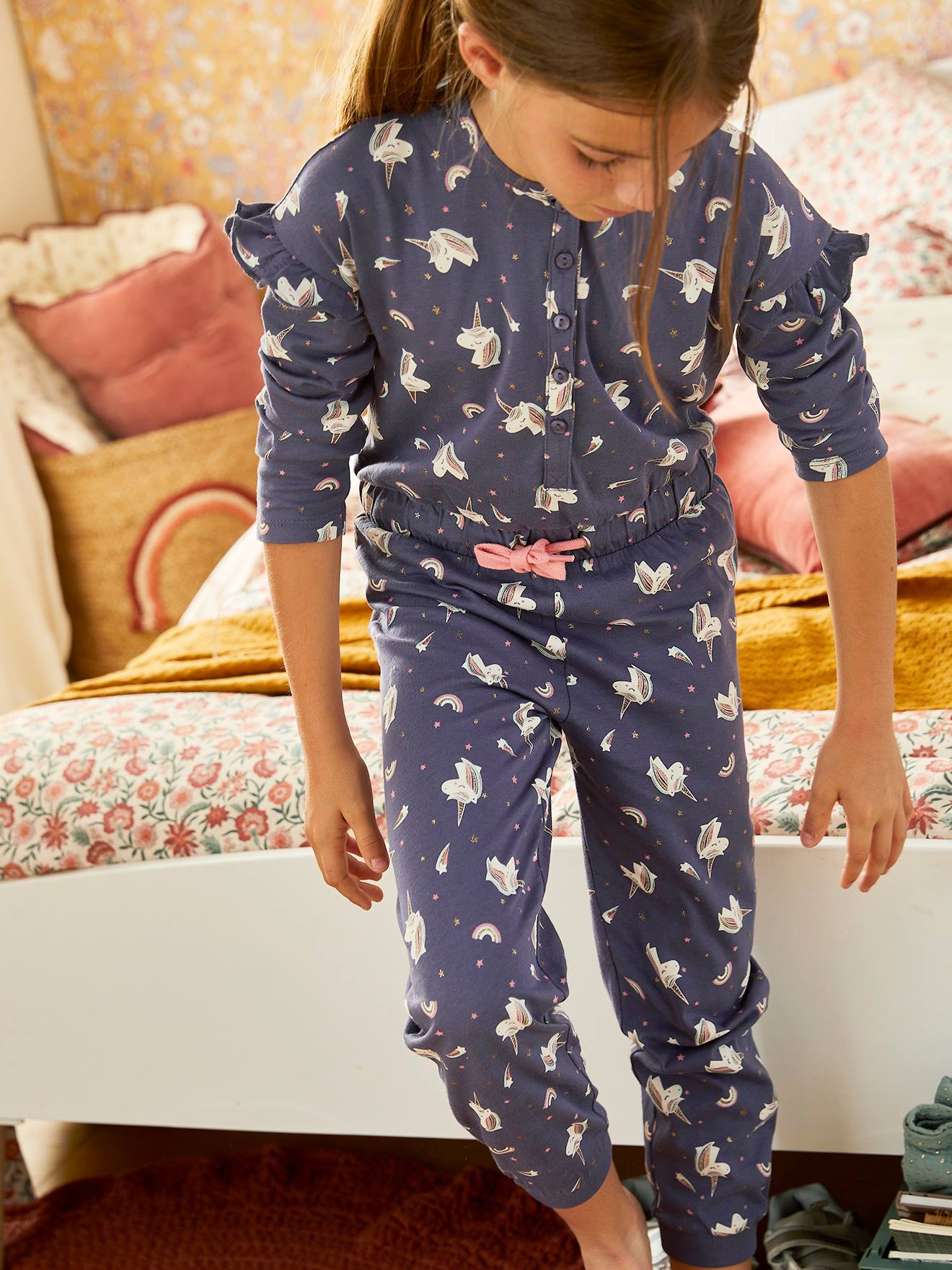Nightgown Pajama Dress Kleding Meisjeskleding Babykleding voor meisjes Pyjamas & Badjassen Plaid Moose Organic Cotton Nutcracker Christmas Holiday 