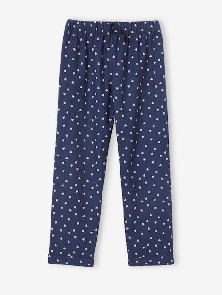 Stuwkracht aanbidden plastic Set met 2 pyjamabroeken in flanel voor meisjes - set ruitjes roze thee en  blauw, Meisje