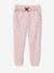 Joggingbroek voor meisjes met ruche en bloemenprint roze - vertbaudet enfant 