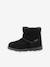 Leren meisjesboots Aldiza KICKERS® bruin+zwart - vertbaudet enfant 