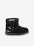 Leren meisjesboots Aldiza KICKERS® bruin+zwart - vertbaudet enfant 