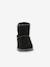 Leren meisjesboots Aldiza KICKERS® bruin+zwart - vertbaudet enfant 