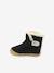Leren enkellaarsjes voor babymeisjes So Windy KICKERS® 1ste stapjes marineblauw+rozen - vertbaudet enfant 