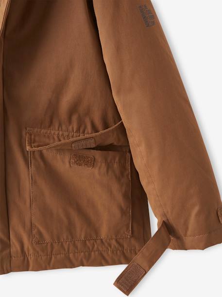 3-in-1-parka voor baby met afneembaar vest kaki+korstmos+Marinegrijs+pecannoot - vertbaudet enfant 