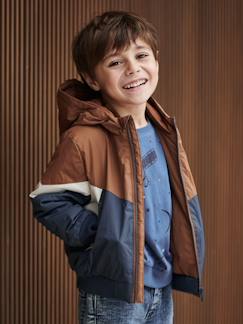 -Windjack colorblock voor jongens