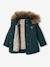 3-in-1 parka met capuchon meisje DARK GREEN+groengrijs+kaki+PURPLE DARK+salie+zwart - vertbaudet enfant 