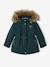 3-in-1 parka met capuchon meisje DARK GREEN+groengrijs+kaki+PURPLE DARK+salie+zwart - vertbaudet enfant 