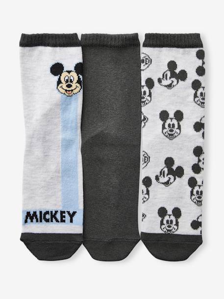 Set van 3 paar Disney® Mickey sokken Oranje, grijs gechineerd - vertbaudet enfant 