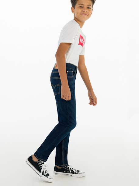 Strakke jeans 512(TM) LEVIS® marineblauw - vertbaudet enfant 
