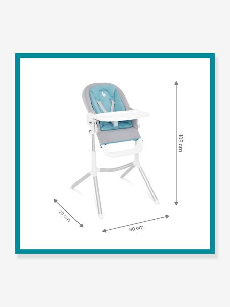 Kinderstoel Slick 2-in-1 BABYMOOV wit blauw grijs - vertbaudet enfant 