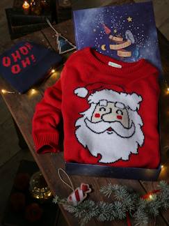 Jongens-Trui, vest, sweater-Trui-Kerstcadeauset voor jongens trui en muts