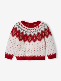 Baby-Trui, vest, sweater-Baby kersttrui