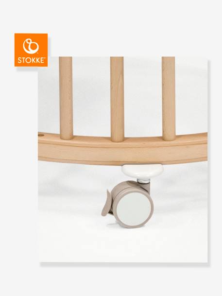 Ledikant Sleepi(TM) Mini V3 STOKKE bruin+wit - vertbaudet enfant 