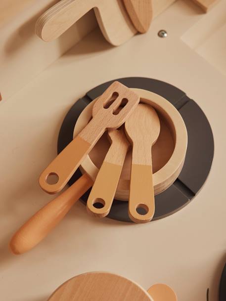 Kitchenette met FSC® houtgordijn meerkleurig - vertbaudet enfant 