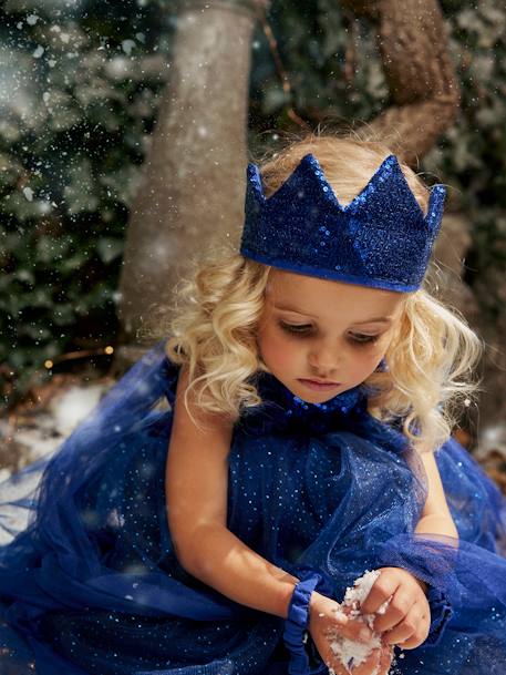 Verkleedkleren prinses met sluier en kroon goudkleurig+groen+roze - vertbaudet enfant 
