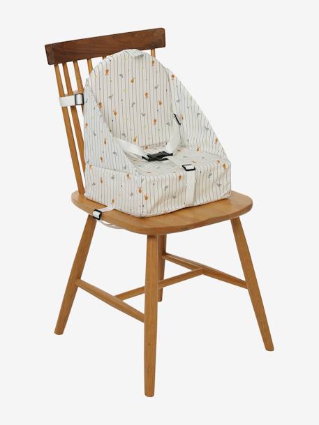 Stoelverhoger beige, bedrukt+ecru+Grijs+grijsblauw+hazelnoot+hazelnoot+lichtroze+meerkleurig+wit, bedrukt+wit, gestreept - vertbaudet enfant 