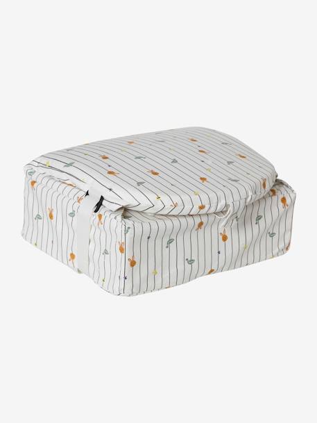 Stoelverhoger beige, bedrukt+ecru+Grijs+grijsblauw+hazelnoot+hazelnoot+lichtroze+meerkleurig+wit, bedrukt+wit, gestreept - vertbaudet enfant 