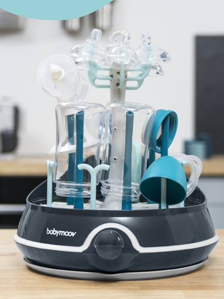 Elektrische sterilisator BABYMOOV Turbo Vapeur zonder BPA BLAUW - vertbaudet enfant 