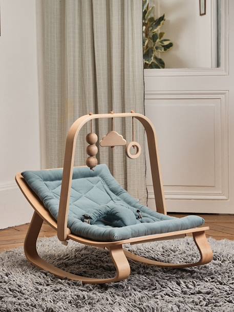 Wipstoel LEVO VAN CHARLIE CRANE CAMEL+ecru+grijs+rozen - vertbaudet enfant 