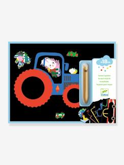 Speelgoed-Creatieve activiteiten-Kraskaarten voertuigen om te ontdekken DJECO