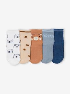 Baby-Sokken, kousen-Set van 5 paar babysokjes "baby bear"