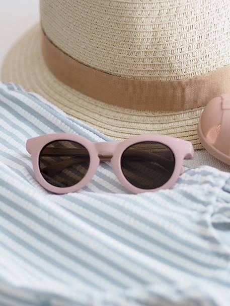 BEABA Happy-zonnebril voor kinderen van 2 tot 4 jaar oud blauw+rouge+rozen - vertbaudet enfant 