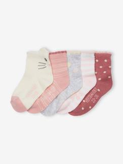 Baby-Sokken, kousen-Set van 5 paar fantasiesokken voor babymeisje