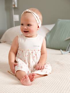 Baby-Rok, jurk-Jurk met bijpassende haarband babymeisje