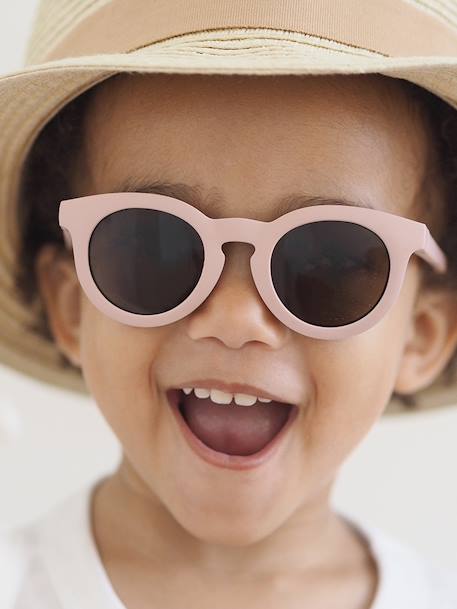 BEABA Happy-zonnebril voor kinderen van 2 tot 4 jaar oud blauw+rouge+rozen - vertbaudet enfant 