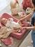 Hoes voor aankleedkussen in jersey rozenhout met print - vertbaudet enfant 