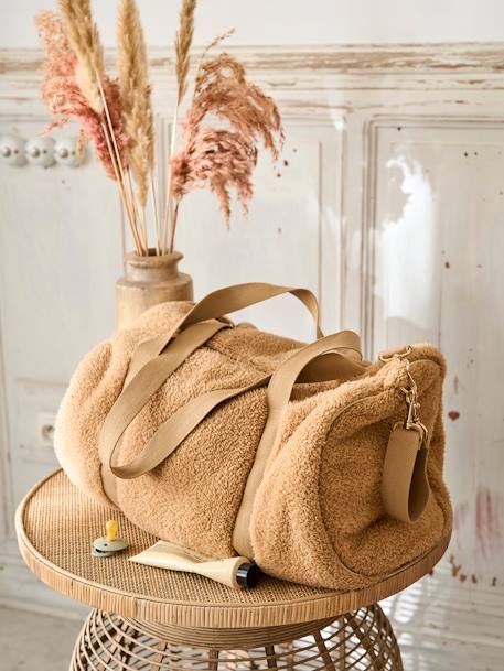 Baby Roll pluche luiertas beige+koffie - vertbaudet enfant 
