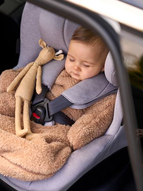 Speciale Oeko-Tex? microvezel slaapzak beige+groen - vertbaudet enfant 