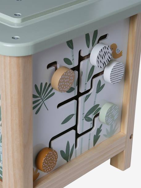 Grote houten activiteitenkubus rozen+Tanzania - vertbaudet enfant 