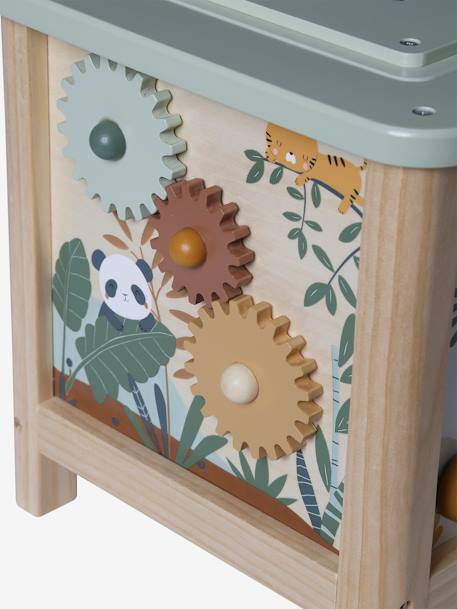 Grote houten activiteitenkubus rozen+Tanzania - vertbaudet enfant 