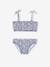 Gebloemde bikini voor meisjes blauw - vertbaudet enfant 