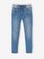 Rechte fleecebroek jongens denim look DARK GROSS+denim grijs+double stone+gebleekt denim+STONE MIDDEN+zwart denim - vertbaudet enfant 