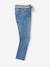 Rechte fleecebroek jongens denim look DARK GROSS+denim grijs+double stone+gebleekt denim+STONE MIDDEN+zwart denim - vertbaudet enfant 