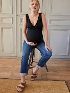 Zwangerschapskleding-Borstvoeding-Set met 2 wikkelhemdjes voor de zwangerschap en borstvoeding