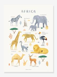 Linnengoed en decoratie-Poster Afrikaanse dieren Lilydale LILIPINSO