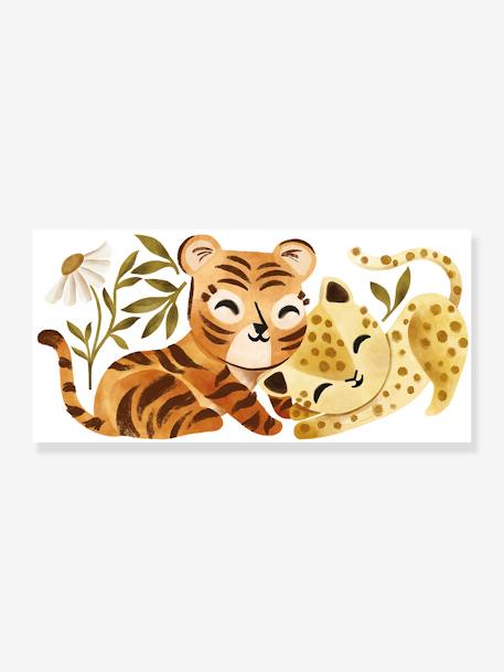 XL-stickers met luipaard/tijger Felidae LILIPINSO brons - vertbaudet enfant 