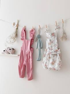 Tuinbroek voor baby's van linnen en katoen  - vertbaudet enfant