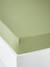 Effen hoeslaken kind Oeko-Tex® antraciet+blauwgroen+ecru+grijs+groen+jeansblauw+koraal+Licht lila+lichtblauw+lichtroze+marineblauw+pistache+saliegroen+terracotta+wit - vertbaudet enfant 