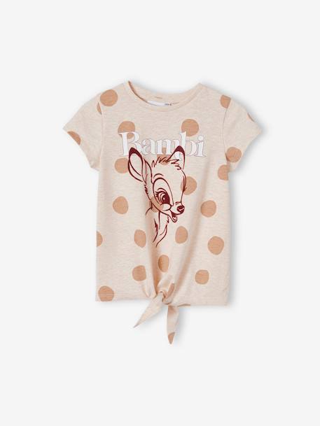 Disney Bambi¨ meisjes t-shirt met korte mouwen gemêleerd beige - vertbaudet enfant 