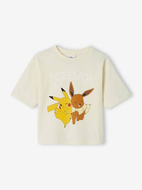 Meisjes-T-shirt Pokemon¨, met korte mouwen beige - vertbaudet enfant 