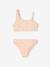 Omkeerbare bikini meisje koraal - vertbaudet enfant 