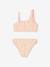 Omkeerbare bikini meisje koraal - vertbaudet enfant 